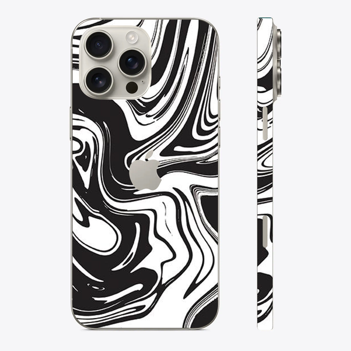 Monochrome Swirl| Kavacham | Premium Skin