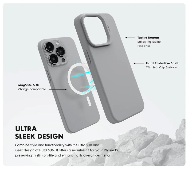 HUEX SLIM | Ultra Thin Case | iPhone 15 | iPhone 14 | iPhone 13