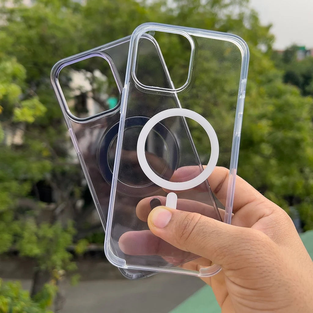 Crystal Clear MagSafe Case | Kavacham Transparent Series